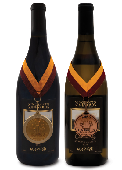 Vinosanto Vineyards Chardonnay and Pinot Noir